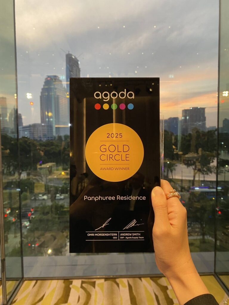 Panphuree Residence Wins the Agoda Gold Circle Award 2025