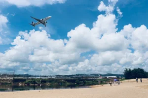 Located just a short drive from Panphuree Residence, Mai Khao Beach is one of Phuket's most iconic attractions, famous for its peaceful shoreline and unique airplane landing viewpoint near Phuket International Airport.